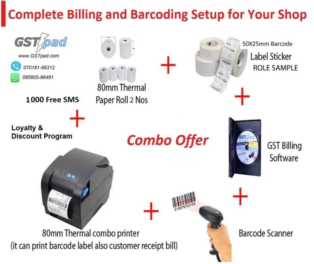 barcode machine for billing