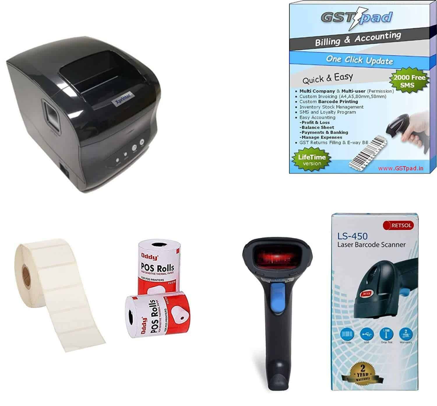 billing printer scanner pos